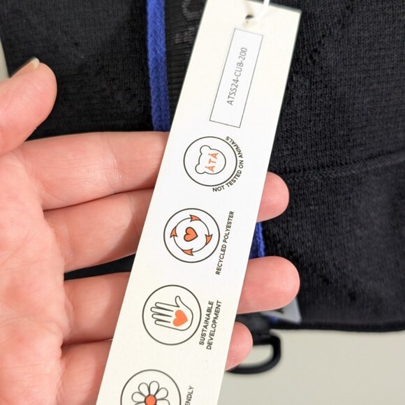 New Atacz Cube With Utility Strap Knit Crossbody Bag - Black - Picture 7 of 16